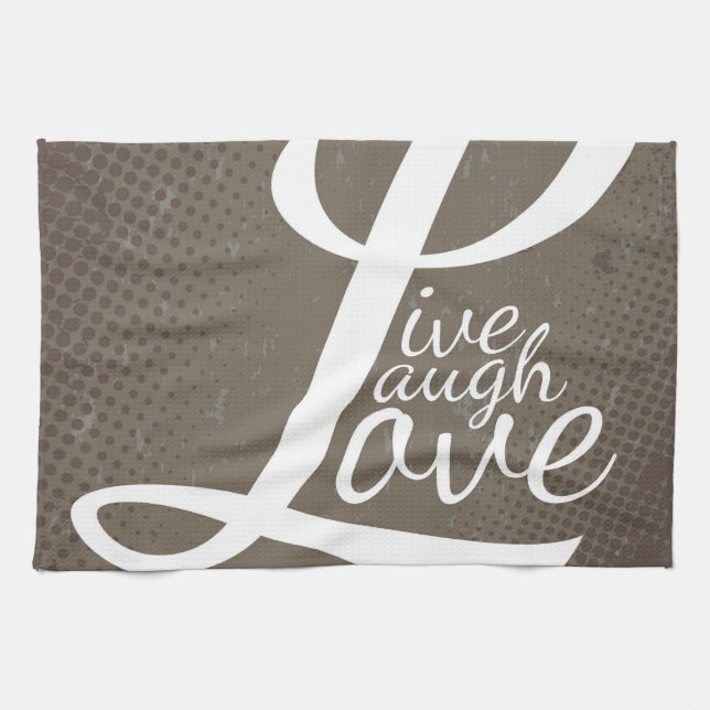 LIVE LAUGH LOVE TEA TOWEL (Horizontal)
