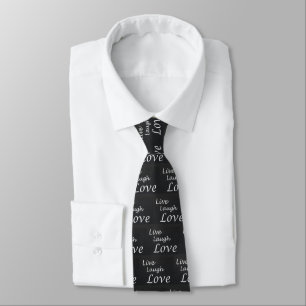 Live Laugh Love Tie
