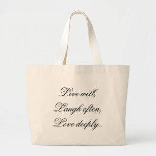 Live Laugh Love Tote