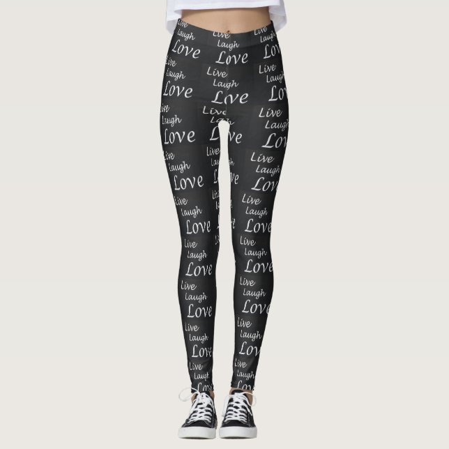 Live Laugh Love Women's Leggings (Front)