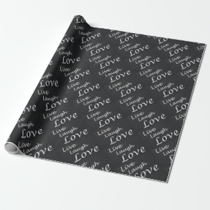 Live Laugh Love Wrapping Paper