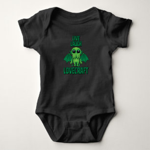 Live Laugh Lovecraft Cute Cthulhu Baby Bodysuit