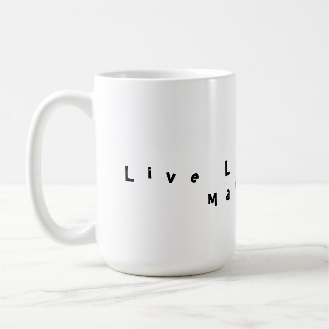 Live Laugh Play Mahjong Coffee Mug (Left)