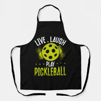 Live Laugh Play Pickleball Apron