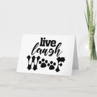 Live Laugh Woof Dog Mum Design for Every Pet Lover