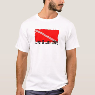 Live & Let Dive Red T T-Shirt