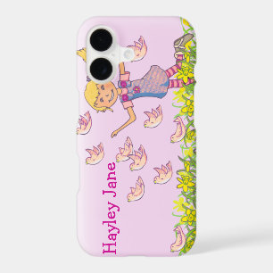 Live life blonde girl pink iphone4S barely case