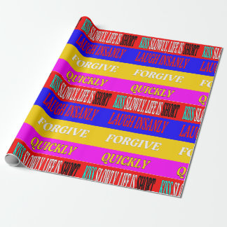 live life every moment its precious wrapping paper
