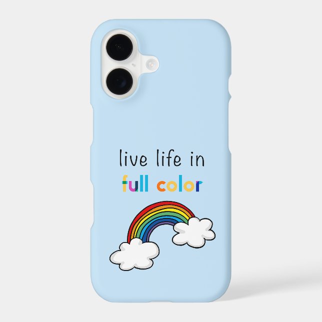 Live Life in Full Colour Rainbow (Back)
