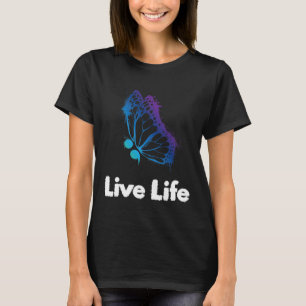Live Life Semicolon Love And Support Suicide Aware T-Shirt