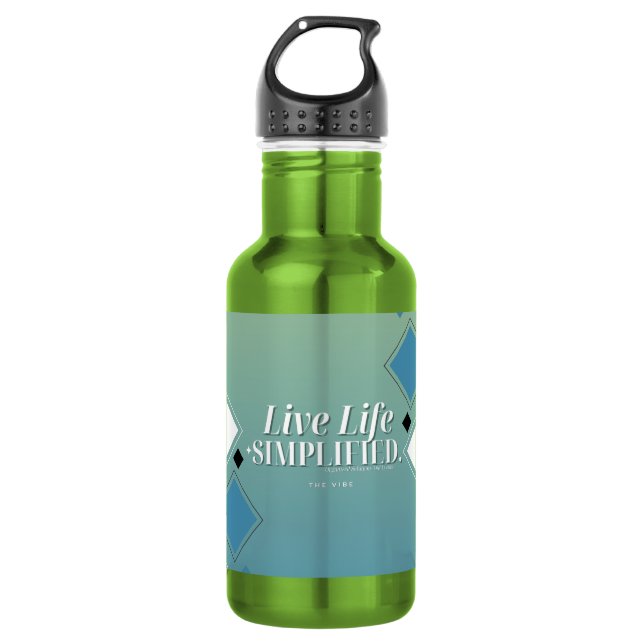 Live Life Simplified Thermos/Water Bottle (Front)