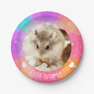 Live Life to the Fullest - Hammyville Hamsters Paper Plate