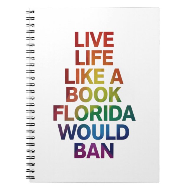 Live Like Book Florida Would Ban LGBTQ Pride Gift  (Front)