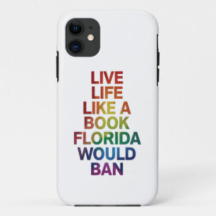 Live Like Book Florida Would Ban LGBTQ Pride Gift Case-Mate iPhone Case