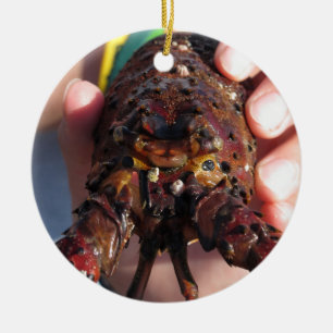 Live Lobster Ceramic Tree Decoration