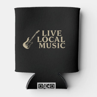 Live Local Music Coozi Can Cooler