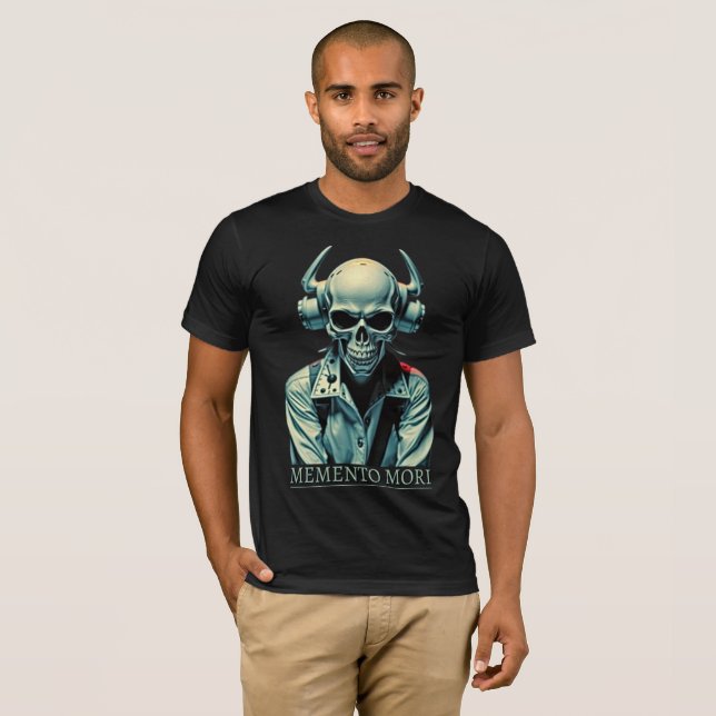 Live Loud - Die Proud: Memento Mori Tee (Front Full)