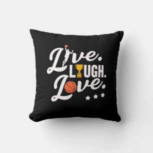 Live Lough Love Basketball Cushion