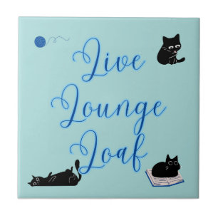 Live Lounge Loaf Cats Tile