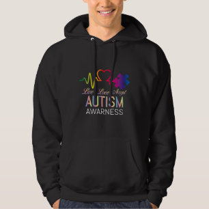 Live Love Accept Autism Awareness Hoodie