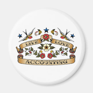 Live Love Accounting Magnet