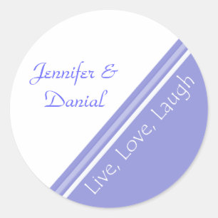 Live, Love, and Laugh Wedding Envelope Seal