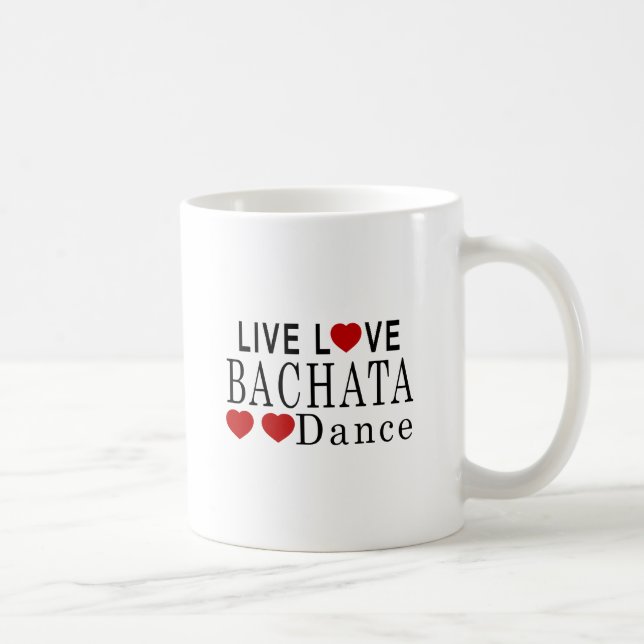 LIVE LOVE BACHATA DANCE COFFEE MUG (Right)