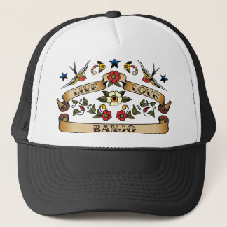 Live Love Banjo Trucker Hat