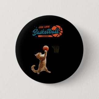 Live Love Basketball Forever  6 Cm Round Badge
