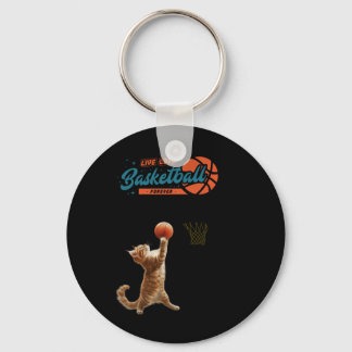 Live Love Basketball Forever  Key Ring
