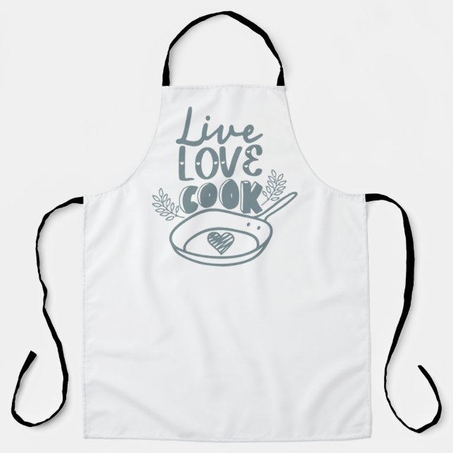 Live Love Cook Apron (Front)