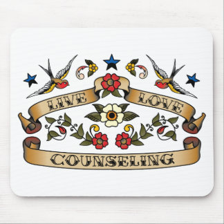 Live Love Counseling Mouse Pad