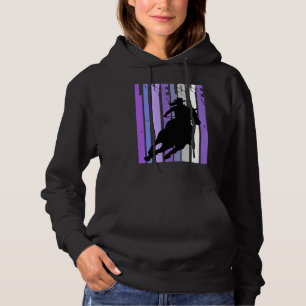 Live Love Cowgirl Rodeo Barrel Racing Horse Riding Hoodie
