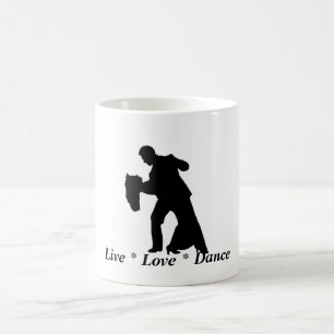 Live, Love, Dance - Ballroom Couple Mug