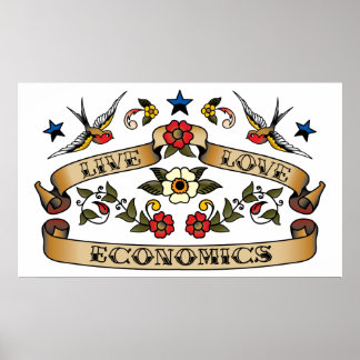 Live Love Economics Poster