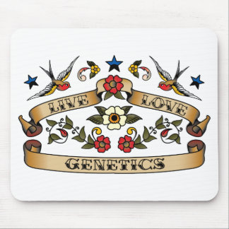Live Love Genetics Mouse Pad