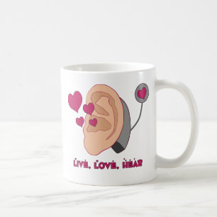 Live, Love, Hear Mug