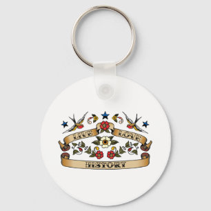 Live Love History Key Ring