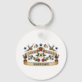 Live Love History Key Ring
