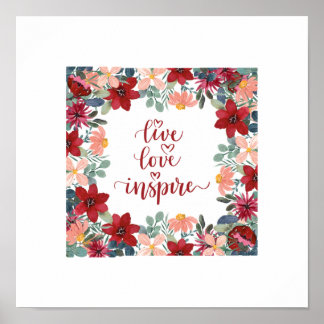 Live Love inspire Poster