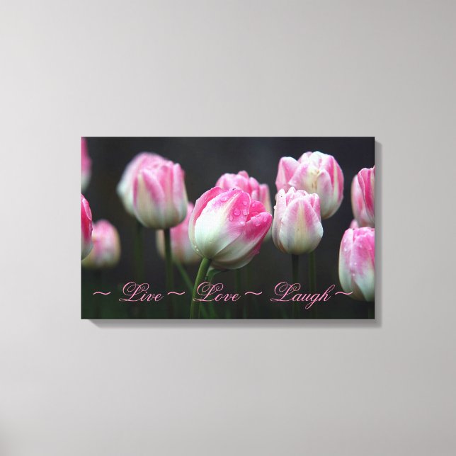 Live Love Laugh Canvas Print (Front)