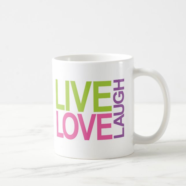 Live Love Laugh Coffee Mug (Right)