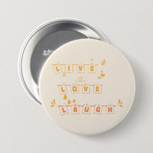 Live Love Laugh Cute Notedry Button