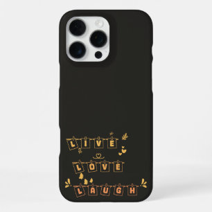 Live Love Laugh Cute Notedry iPhone 16 Pro Max Case