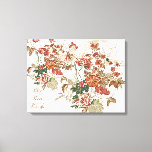 LIve Love Laugh Floral Butterfly Wall Art