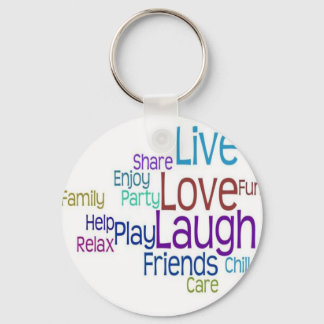 Live Love Laugh Key Ring