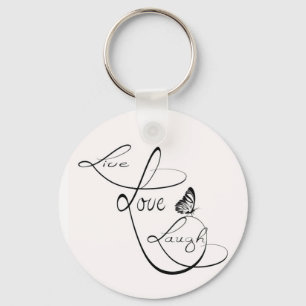 Live love Laugh Key Ring
