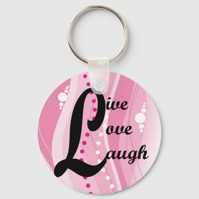 Live Love Laugh Keychain (Front)