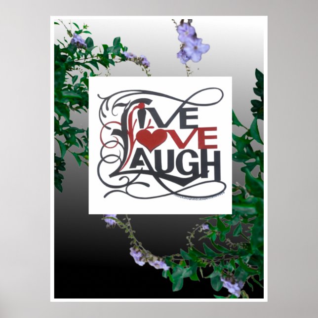 LIVE LOVE LAUGH   POSTER (Front)