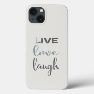 Live Love Laugh Typography Case-Mate iPhone Case
